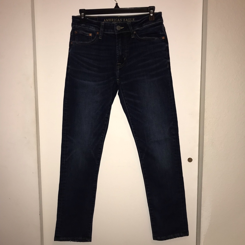 American Eagle Extra Flex Dark-Wash Denim Jeans